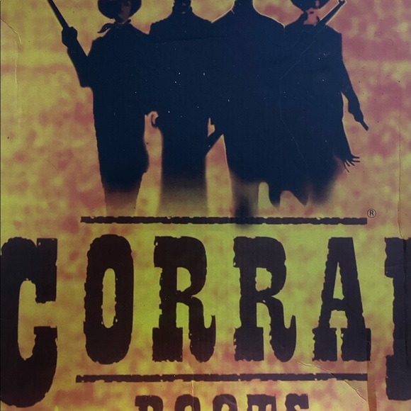 Genuine Leather Cowboy Corral Boots - Picture 7 of 8